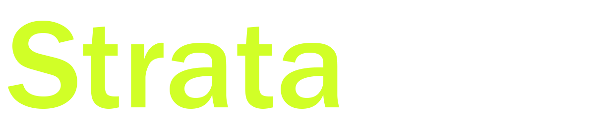 StrataYard Logo Yellow and White